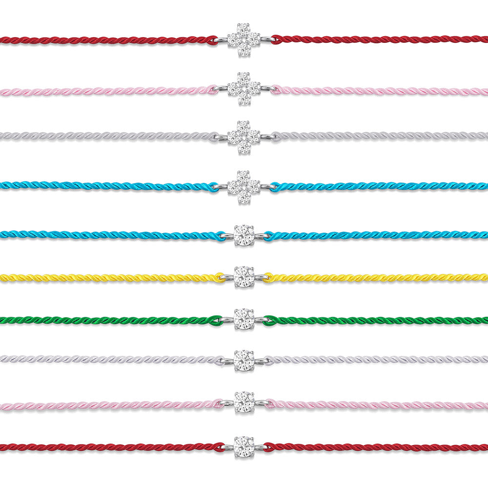 Ice carat silk bracelet