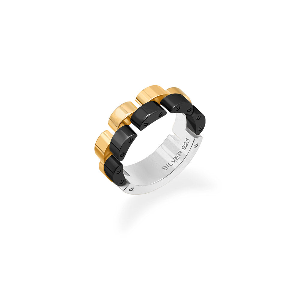 Double link ring (WG,G,B)