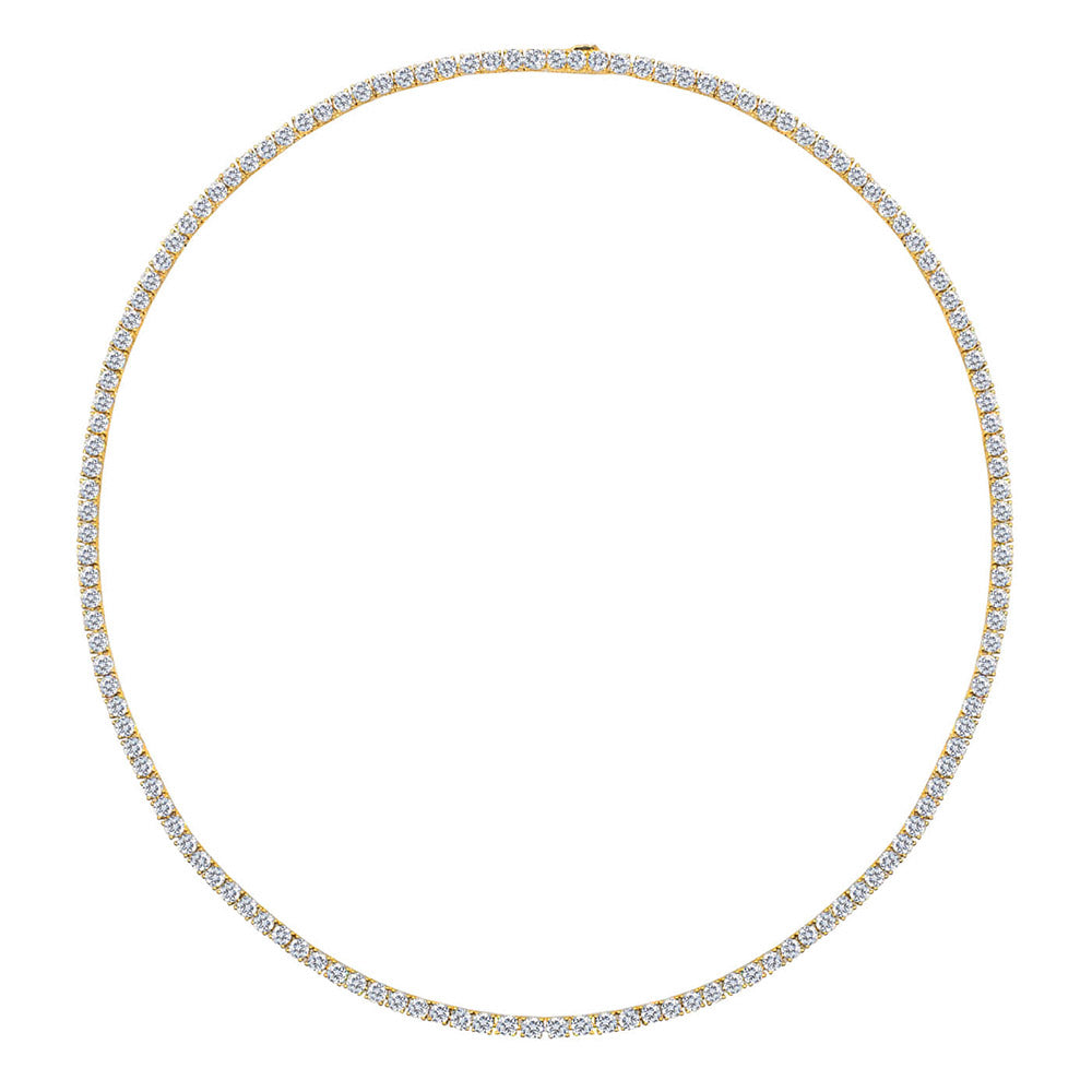 Ice tennis necklace 3mm (G)