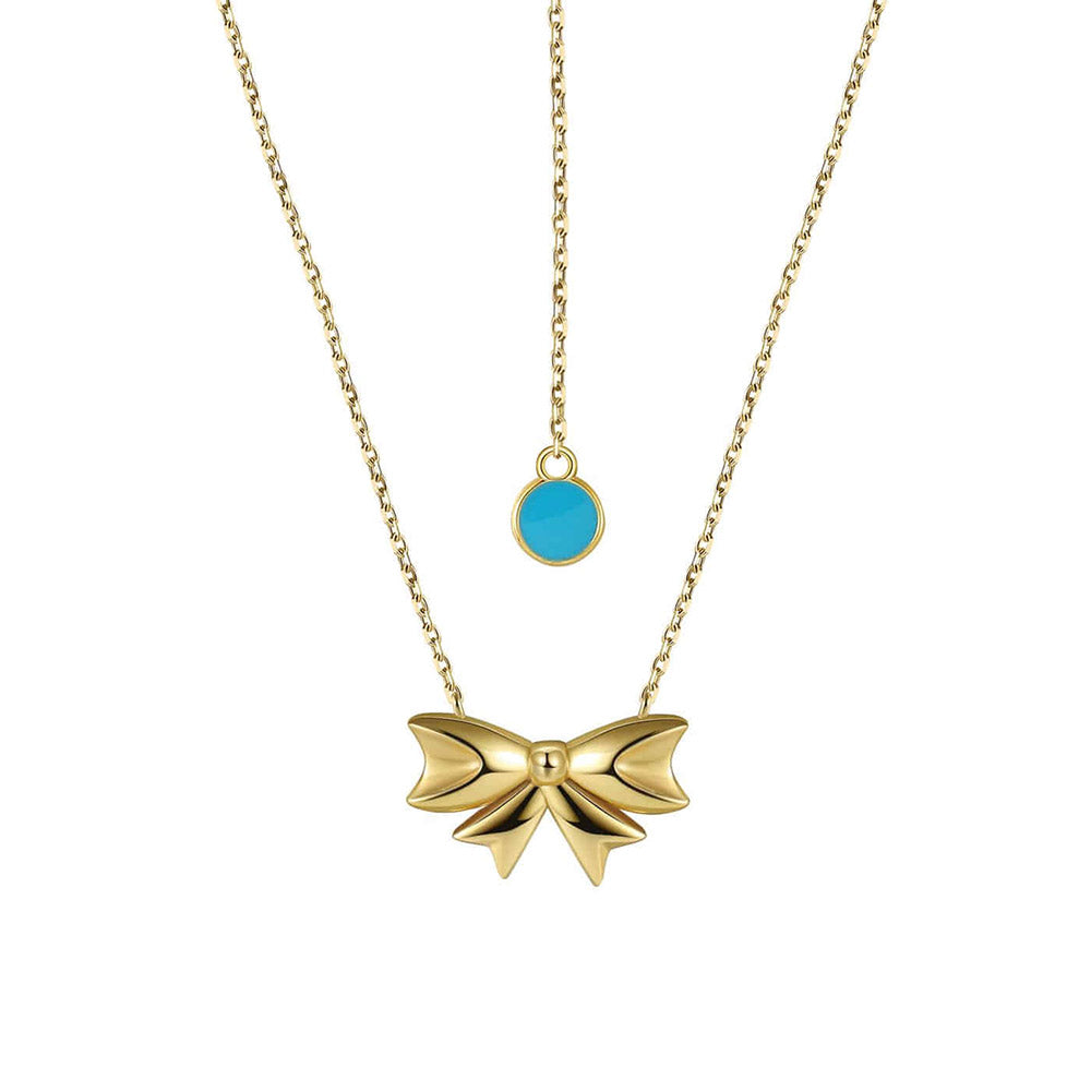 Chic ribbon necklace (G)