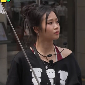 Ice double croce necklace set