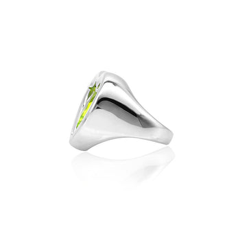 BIG heart ring (Green)