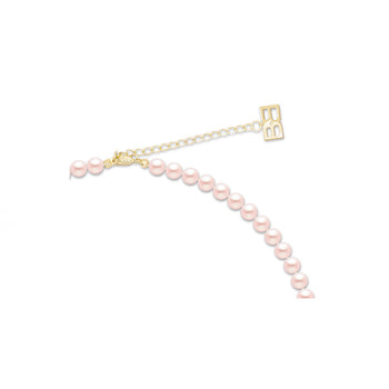 Ice pearl necklace M (Peach)