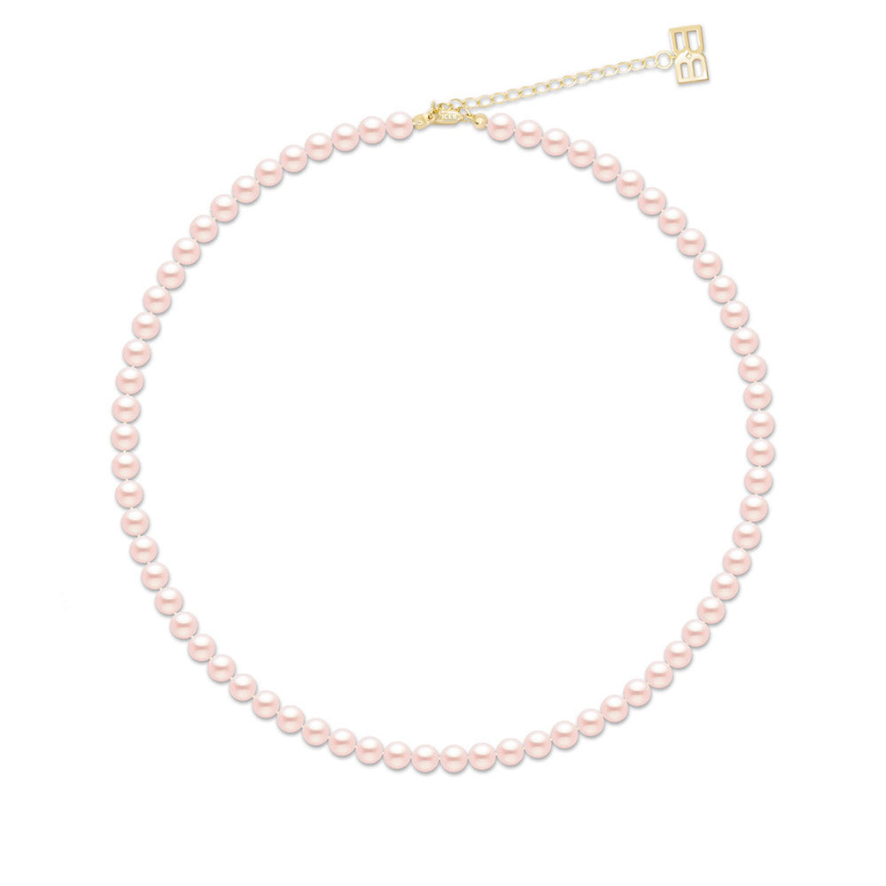 Ice pearl necklace M (Peach)