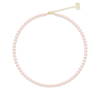 Ice pearl necklace M (Peach)