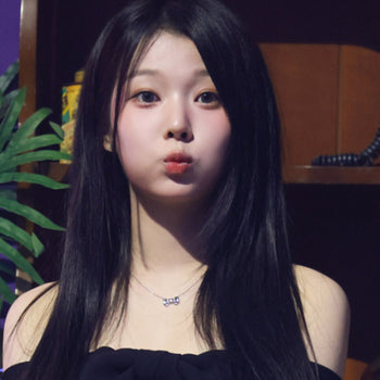 Ribbon heart necklace (WG)