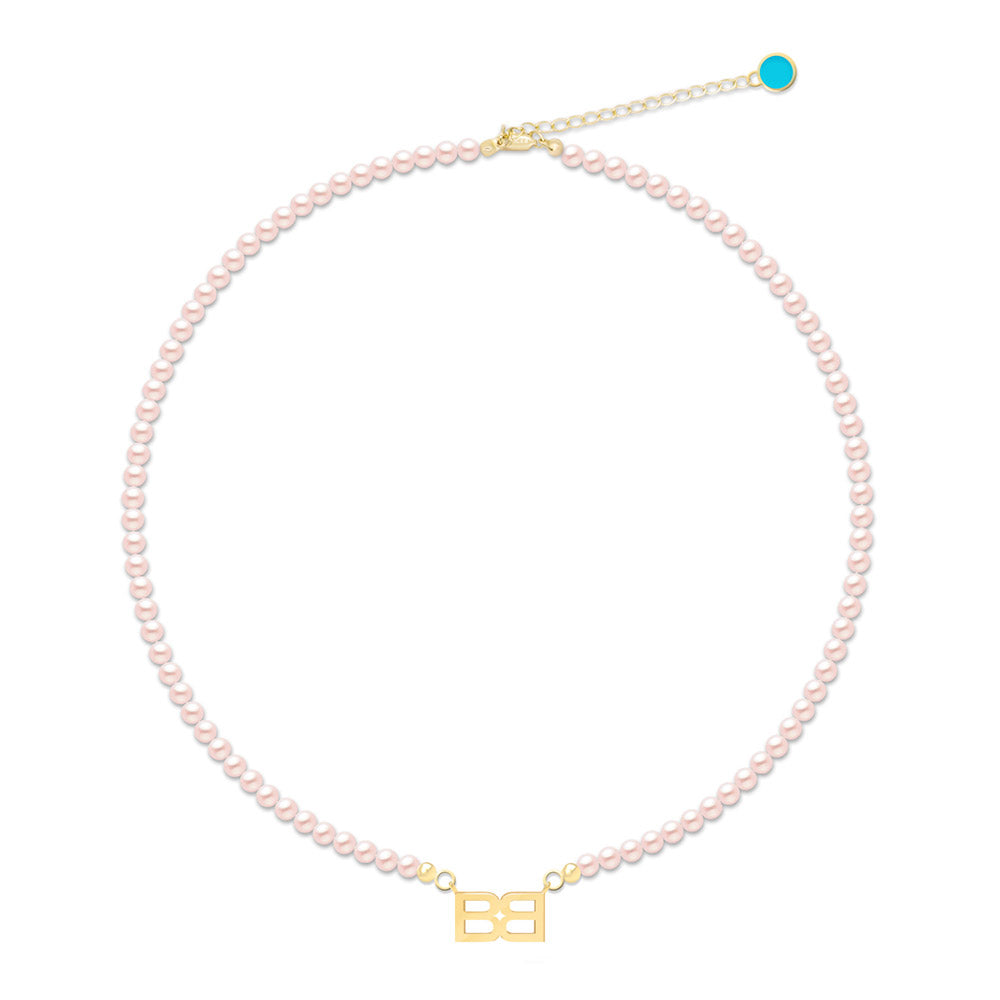 BB pearl necklace (Pink)