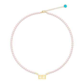 BB pearl necklace (Pink)