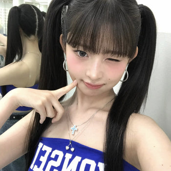 Ice double croce necklace set