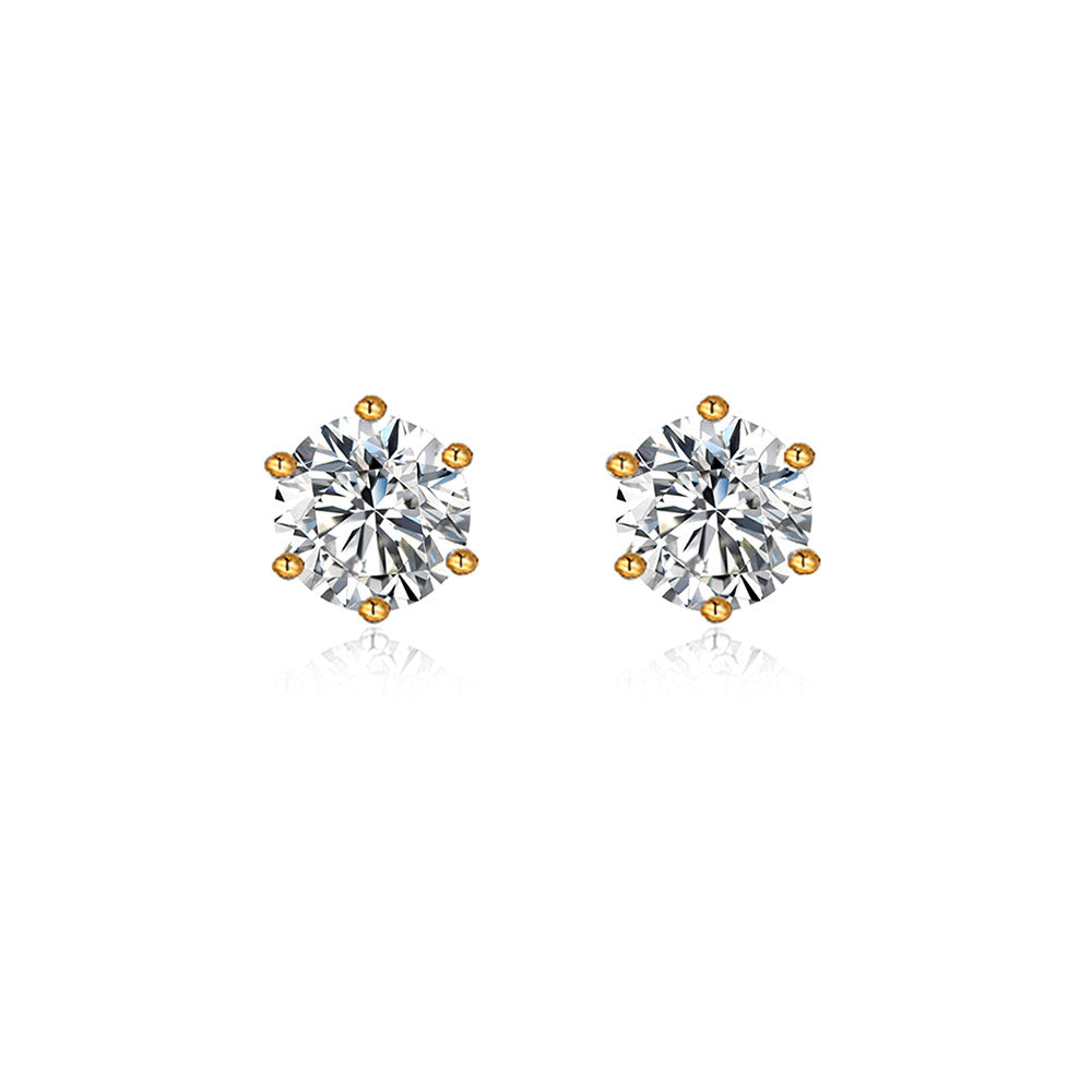 Ice 6 prong earring (G)