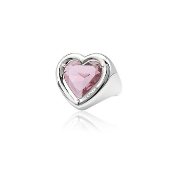 BIG heart ring (Pink)